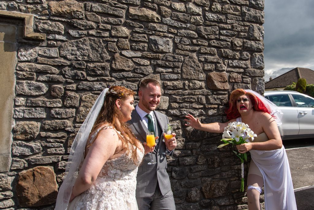 martha & andrew confronted by an unexpected guest